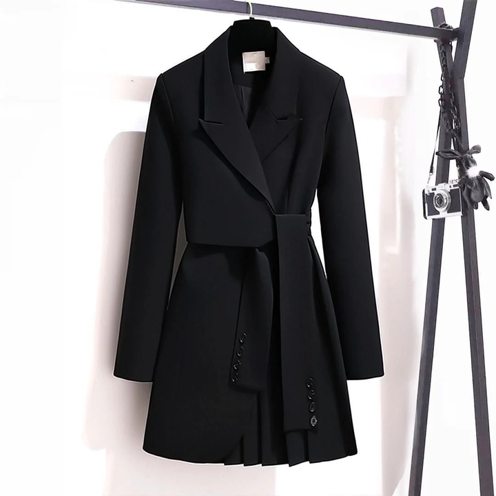 Natalia - Elegant Belted Coat