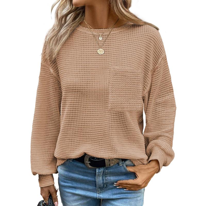 Liora - Cozy Oversized Long Sleeve Blouse