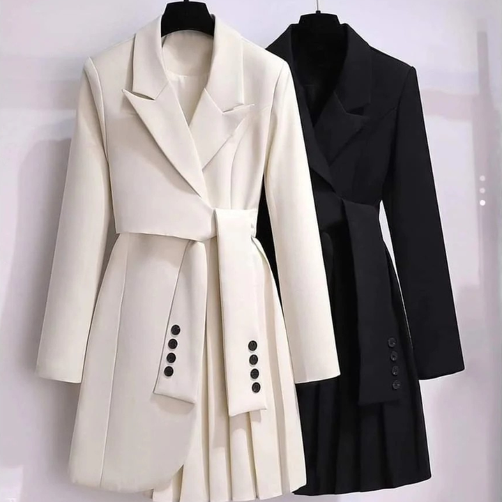 Natalia - Elegant Belted Coat