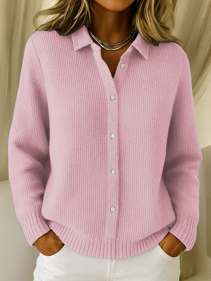 Elaine - Classic Knit Button Cardigan