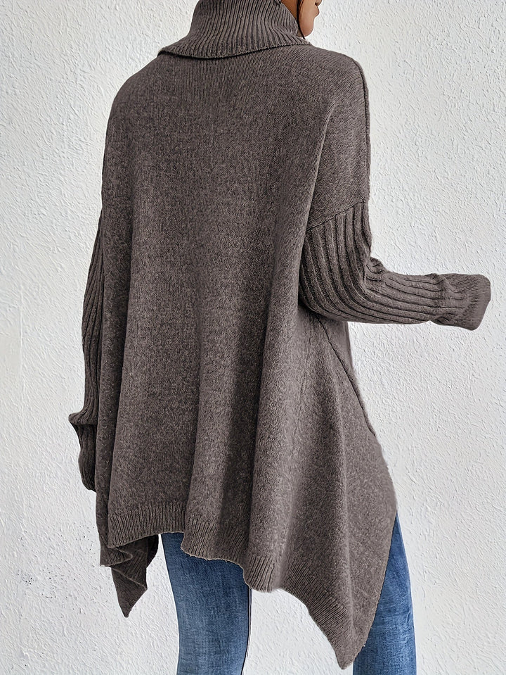 Tahlia - Casual Long Sleeve High Neck Sweater