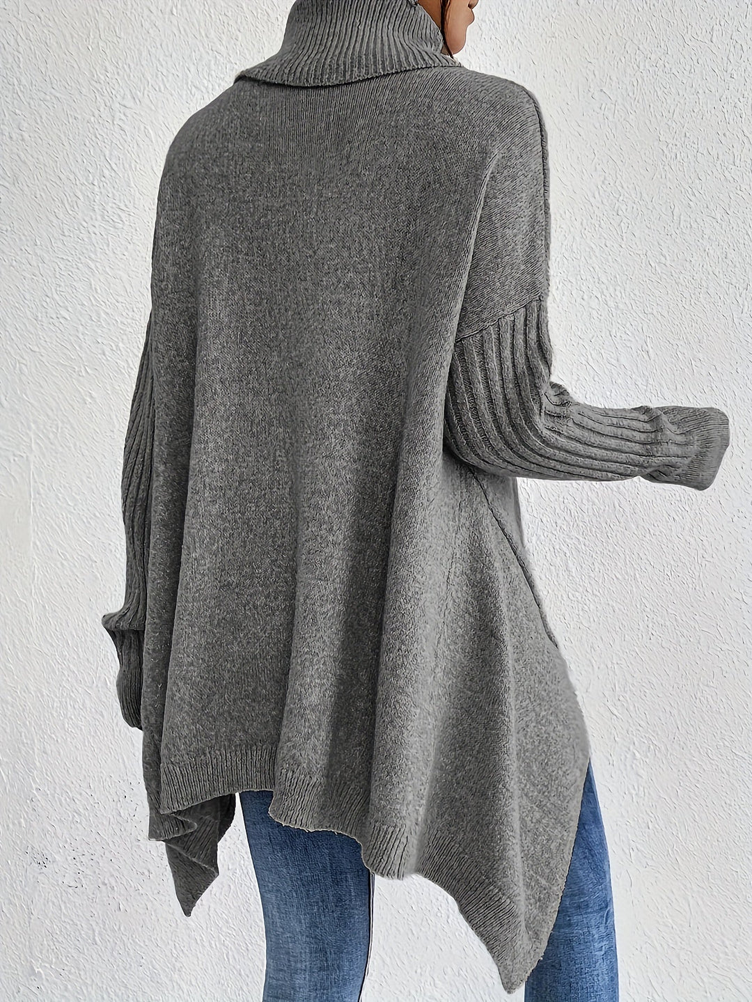 Tahlia - Casual Long Sleeve High Neck Sweater