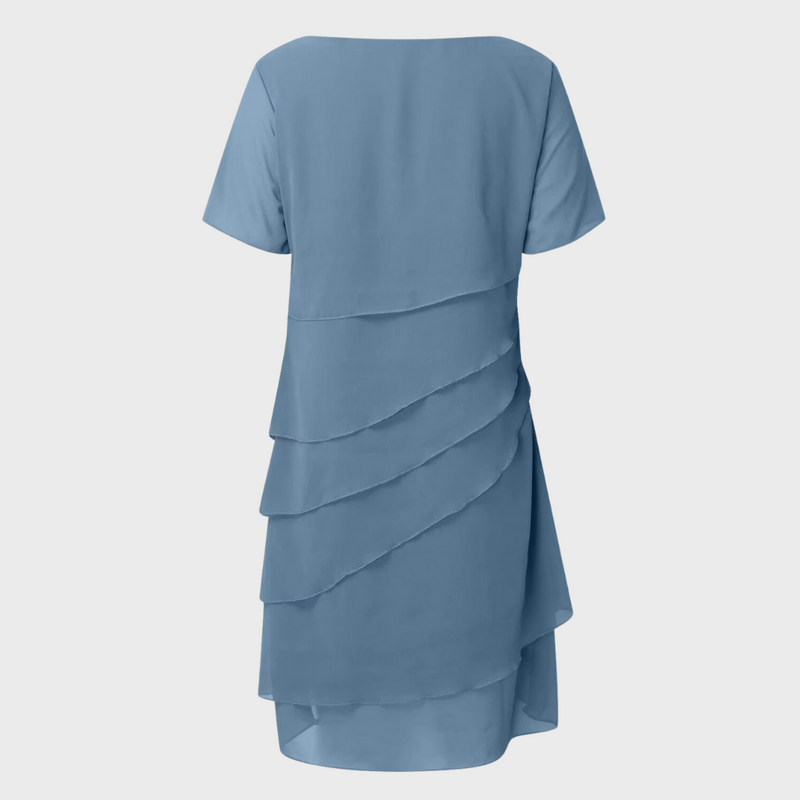 Lea | Layered Chiffon Dress