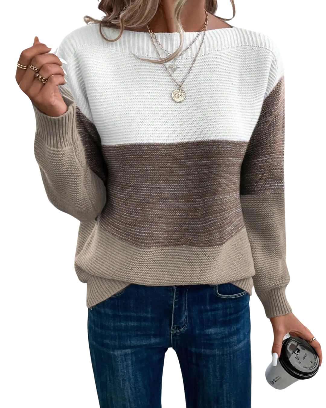 Mia - Stylish Ombre Sweater