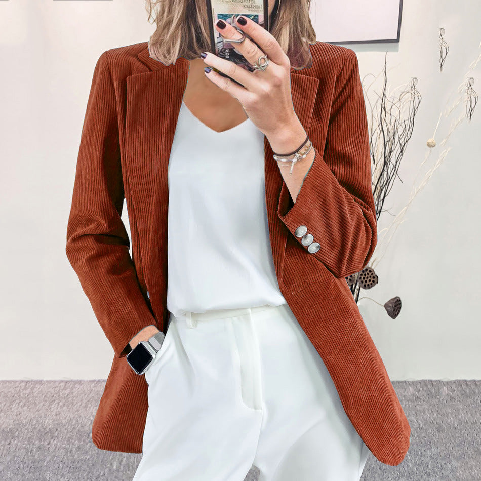 Mary - Classic Corduroy Blazer