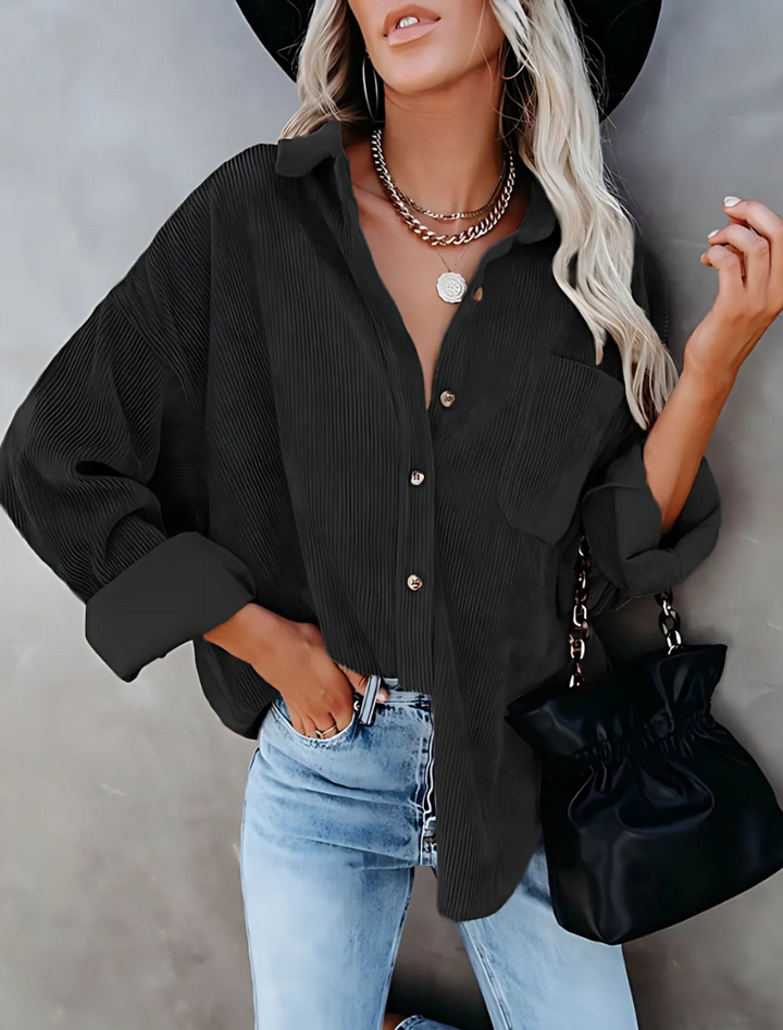 Matilda – Oversized Corduroy Blouse