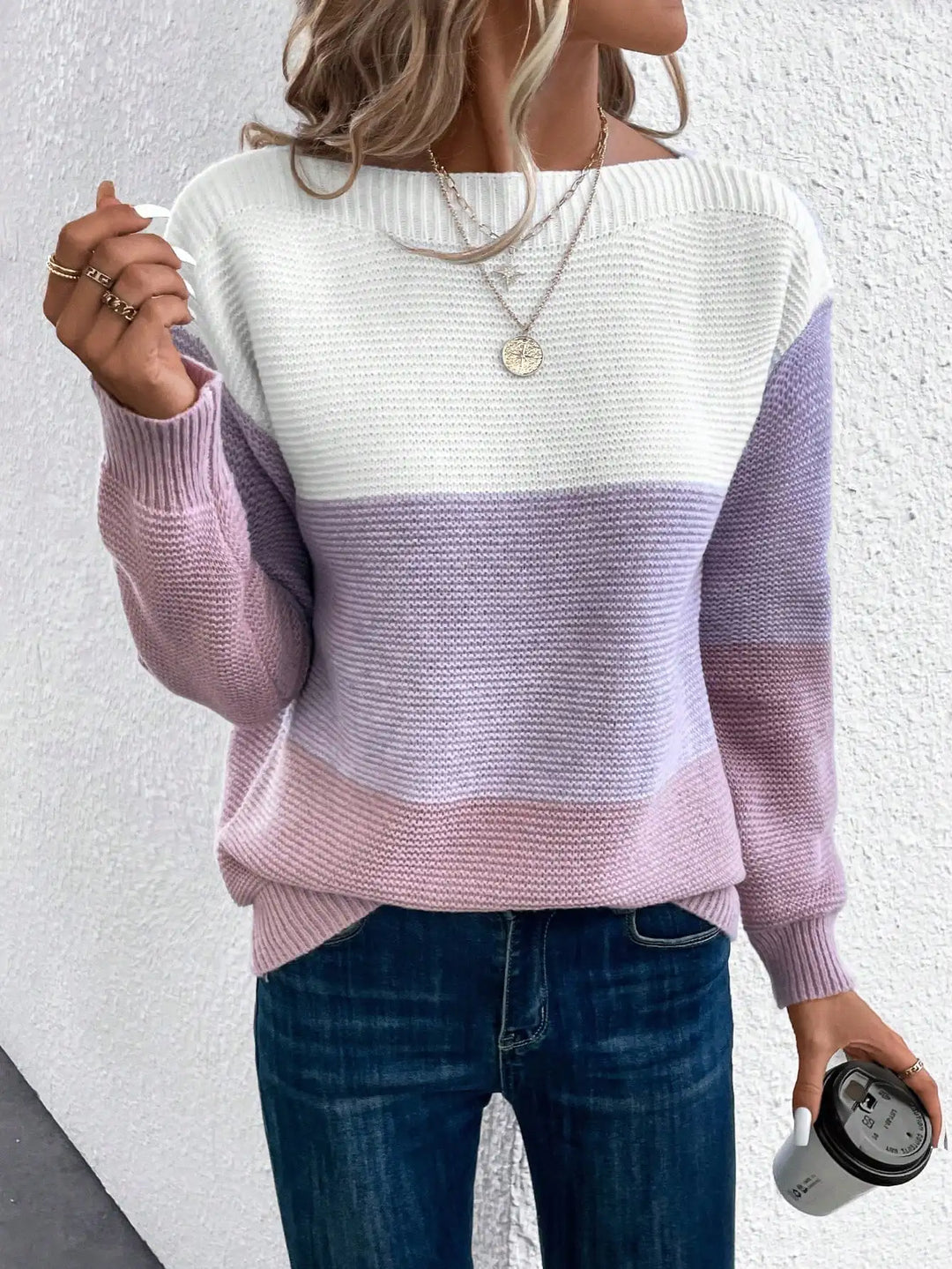 Mia - Stylish Ombre Sweater