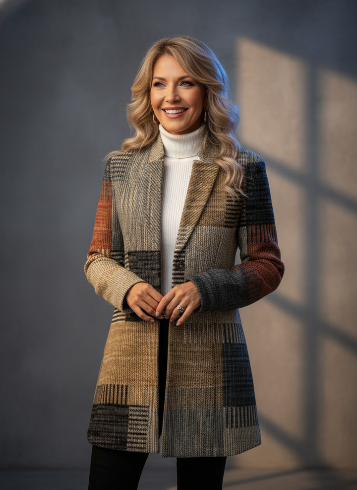 Lina - Elegant Blazer With Pattern