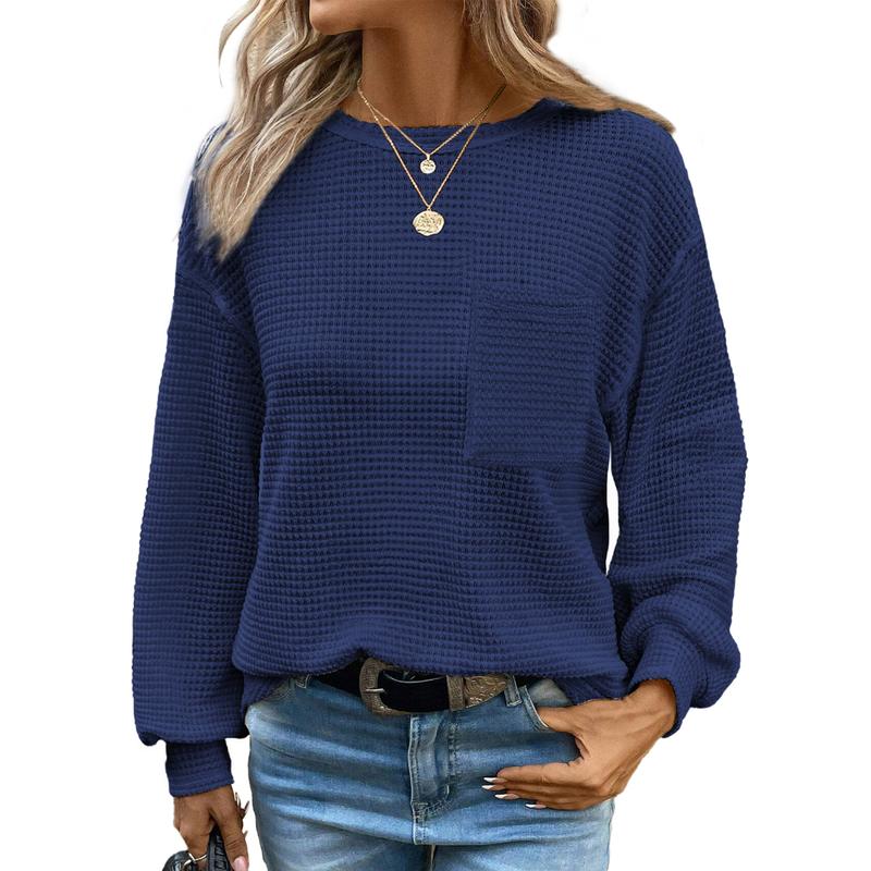 Liora - Cozy Oversized Long Sleeve Blouse