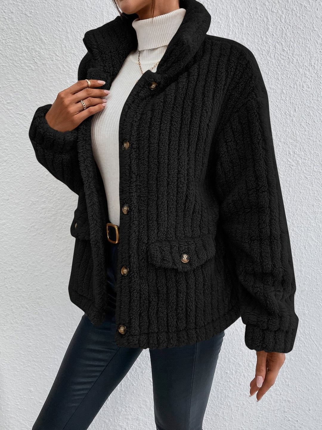 Agni -  Chic Button Cardigan