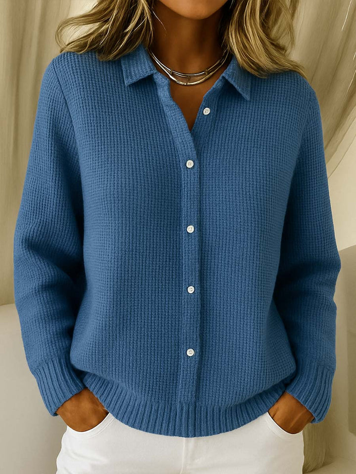 Elaine - Classic Knit Button Cardigan