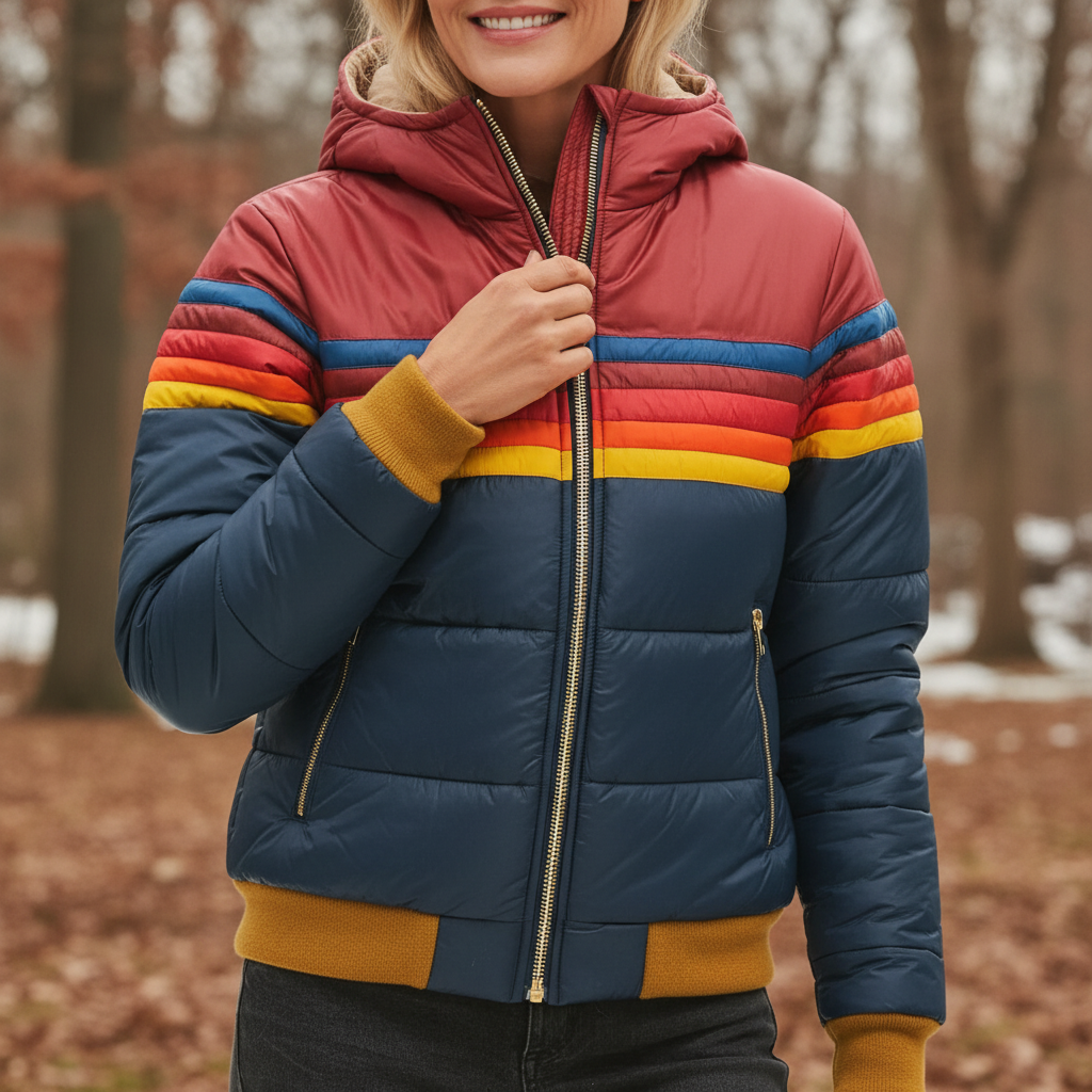 Clara - Retro Puffer Jacket