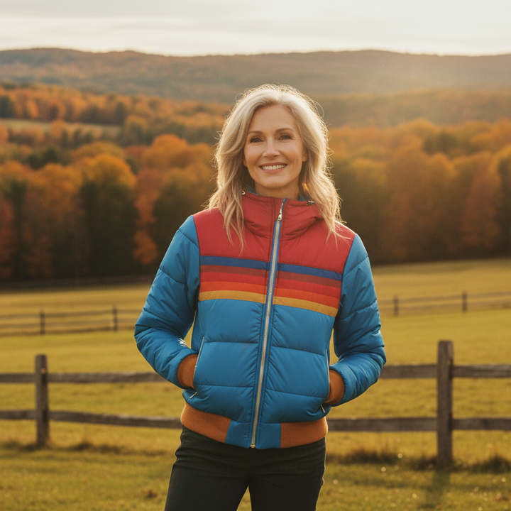 Clara - Retro Puffer Jacket