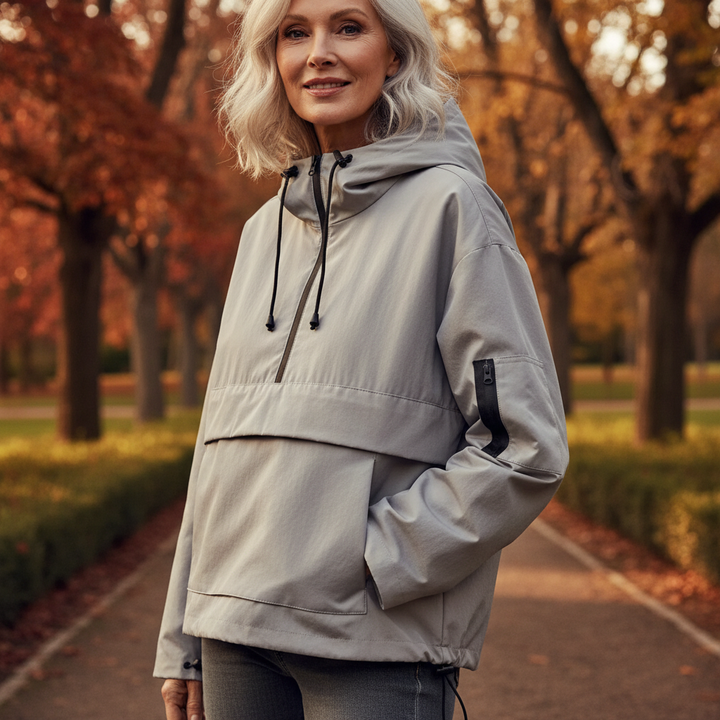 Finja - Cozy Hooded Three-Proof Jacket