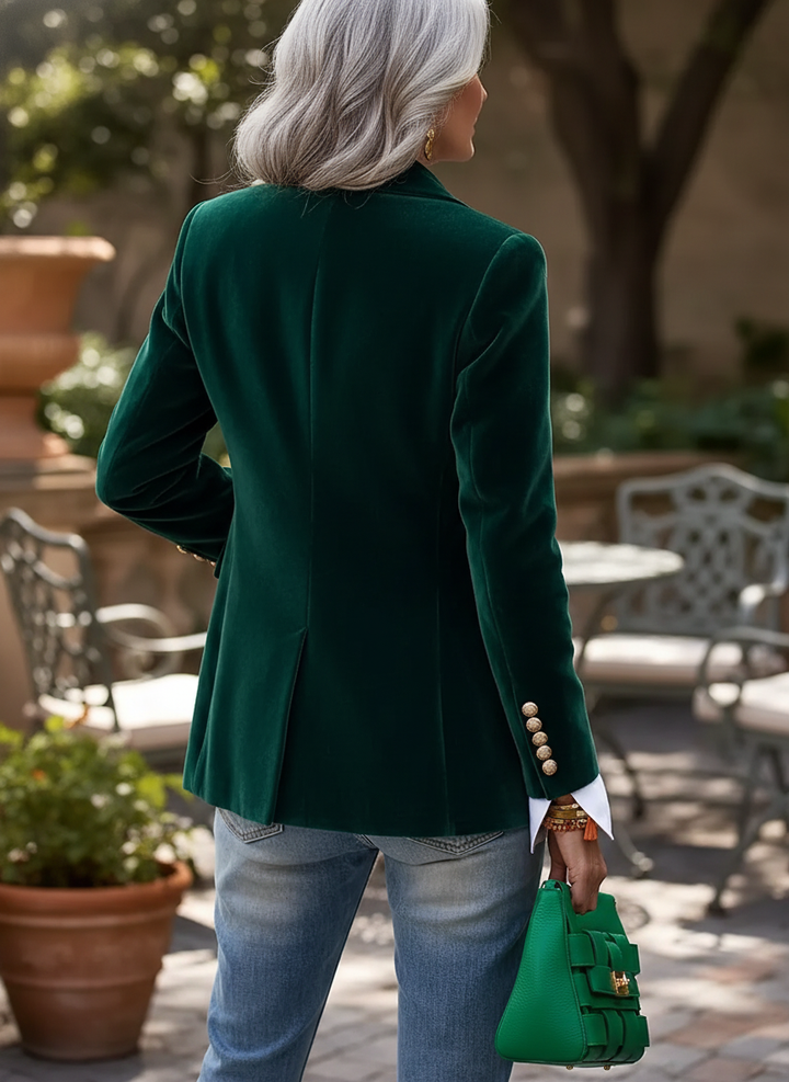 Caterina - Elegant velvet blazer