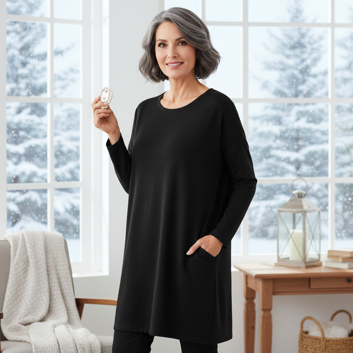 Sara -Relaxed Pocket Pullover