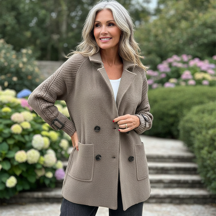 Isola - Mid-Length Double-Breasted Coat