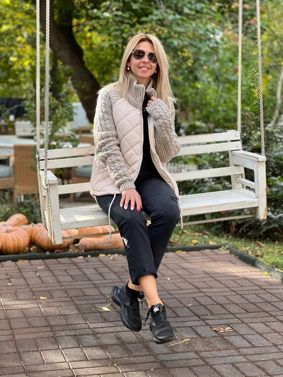 Calista - PATCHWORK KNIT JACKET