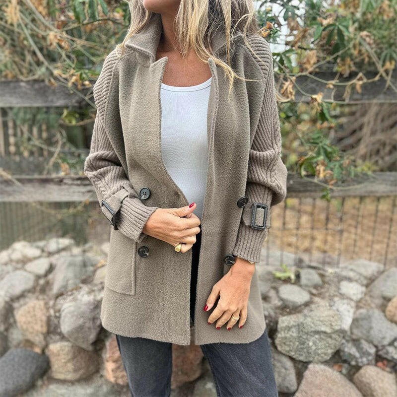 Isola - Mid-Length Double-Breasted Coat